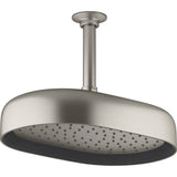 Kohler - Statement Oblong 12'' single-function rainhead, 1.75 gpm - Vibrant Brushed Nickel