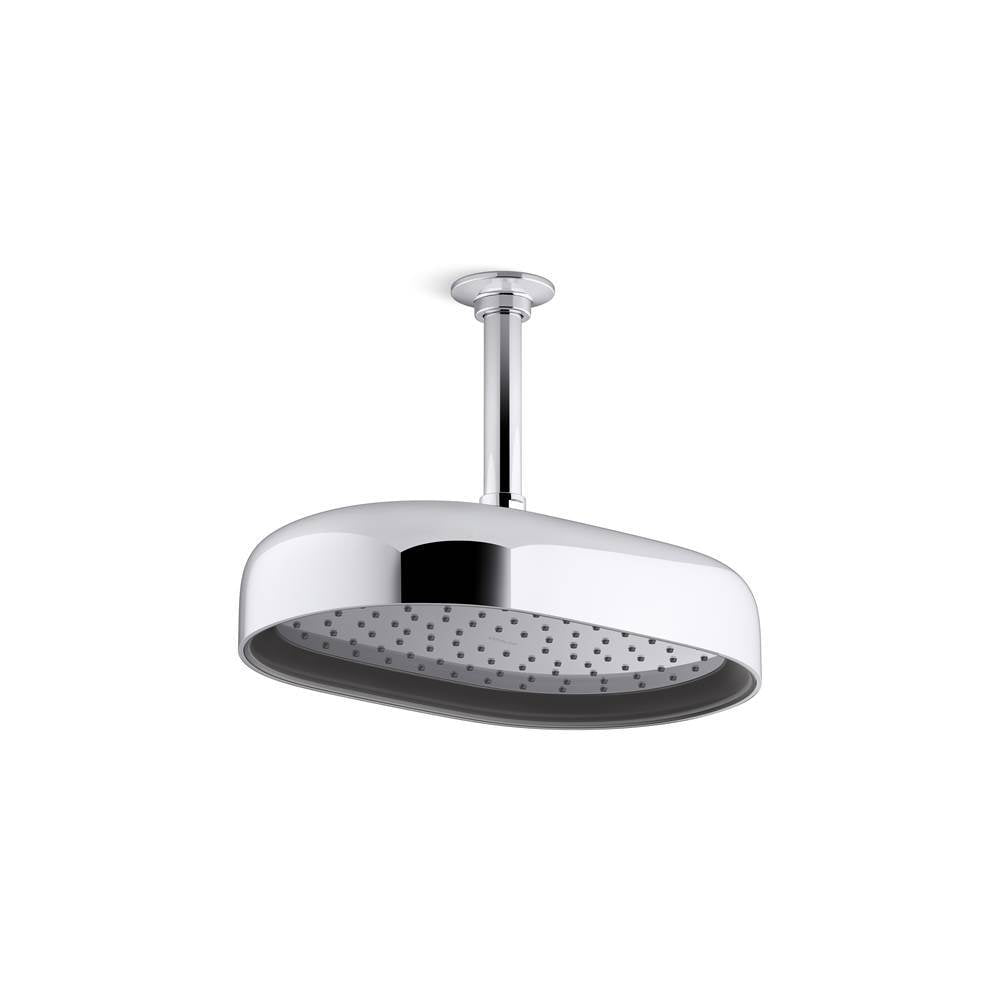 Statement Oblong 12'' single-function rainhead, 1.75 gpm