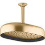 Kohler - Statement Oblong 12'' single-function rainhead, 1.75 gpm - Vibrant Brushed Moderne Brass