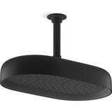 Kohler - Statement Oblong 14'' single-function rainhead, 2.5 gpm - Matte Black