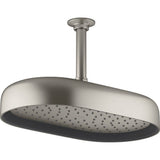 Kohler - Statement Oblong 14'' single-function rainhead, 2.5 gpm - Vibrant Brushed Nickel