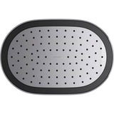 Statement Oblong 12'' single-function rainhead, 1.75 gpm