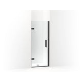 Kohler - ComposedE Frameless pivot shower door, 71-5/8'' H x 29-5/8 - 30-3/8'' W, with 3/8'' thick Crystal Clear glass - Matte Black