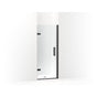 Kohler - ComposedE Frameless pivot shower door, 71-5/8'' H x 29-5/8 - 30-3/8'' W, with 3/8'' thick Crystal Clear glass - Matte Black