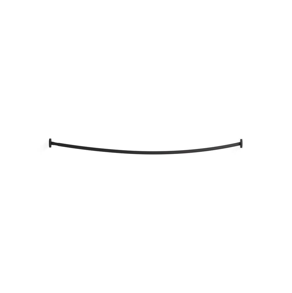 Kohler - Expanse Contemporary design curved shower rod - Matte Black