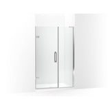 Kohler - ComponentsE 71-3/4'' H pivot shower door with 3/8''-thick glass - Bright Polished Silver