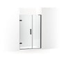Kohler - ComposedE Frameless pivot shower door, 71-3/4'' H x 46 - 46-3/4'' W, with 3/8'' thick Crystal Clear glass - Matte Black