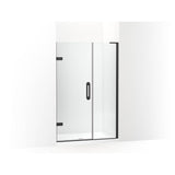 Kohler - ComponentsE 71-3/4'' H pivot shower door with 3/8''-thick glass - Matte Black