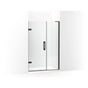 Kohler - ComponentsE Frameless pivot shower door, 71-3/4'' H x 45-1/4 - 46'' W, with 3/8'' thick Crystal Clear glass - Matte Black