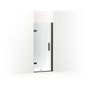 Kohler - ComposedE Frameless pivot shower door, 71-5/8'' H x 27-5/8 - 28-3/8'' W, with 3/8'' thick Crystal Clear glass - Matte Black