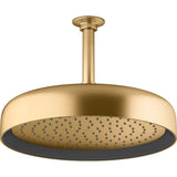 Kohler - Statement Round 12'' single-function rainhead, 1.75 gpm - Vibrant Brushed Moderne Brass