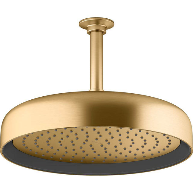 Kohler - Statement Round 12'' single-function rainhead, 2.5 gpm - Vibrant Brushed Moderne Brass