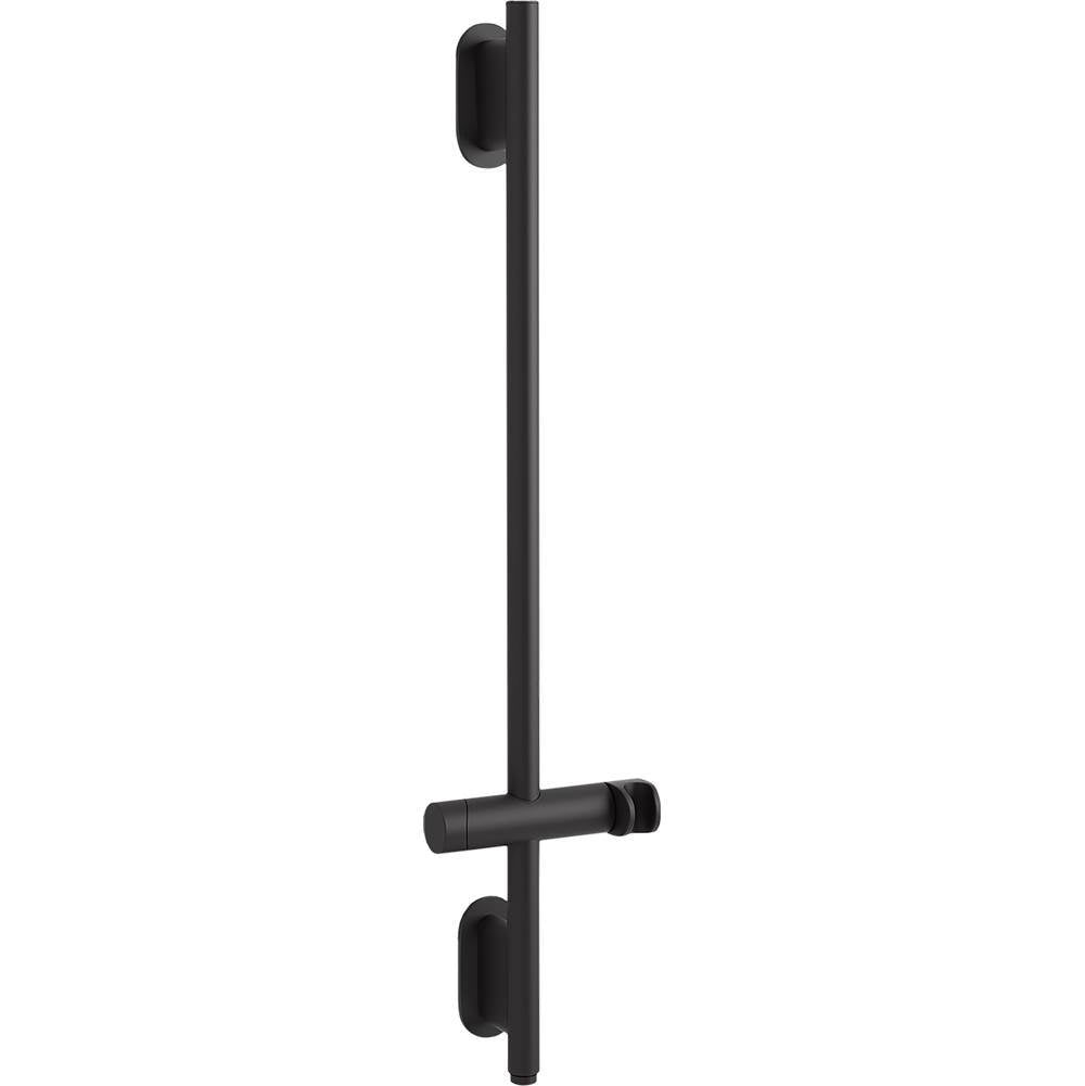 Kohler - Statement 32'' deluxe slidebar with integrated water supply - Matte Black