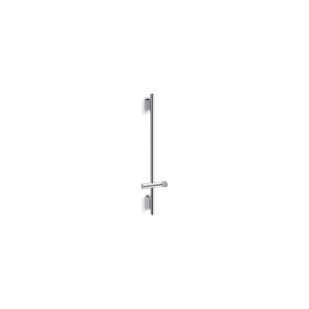Kohler - Statement 32'' deluxe slidebar with integrated water supply - Vibrant Titanium