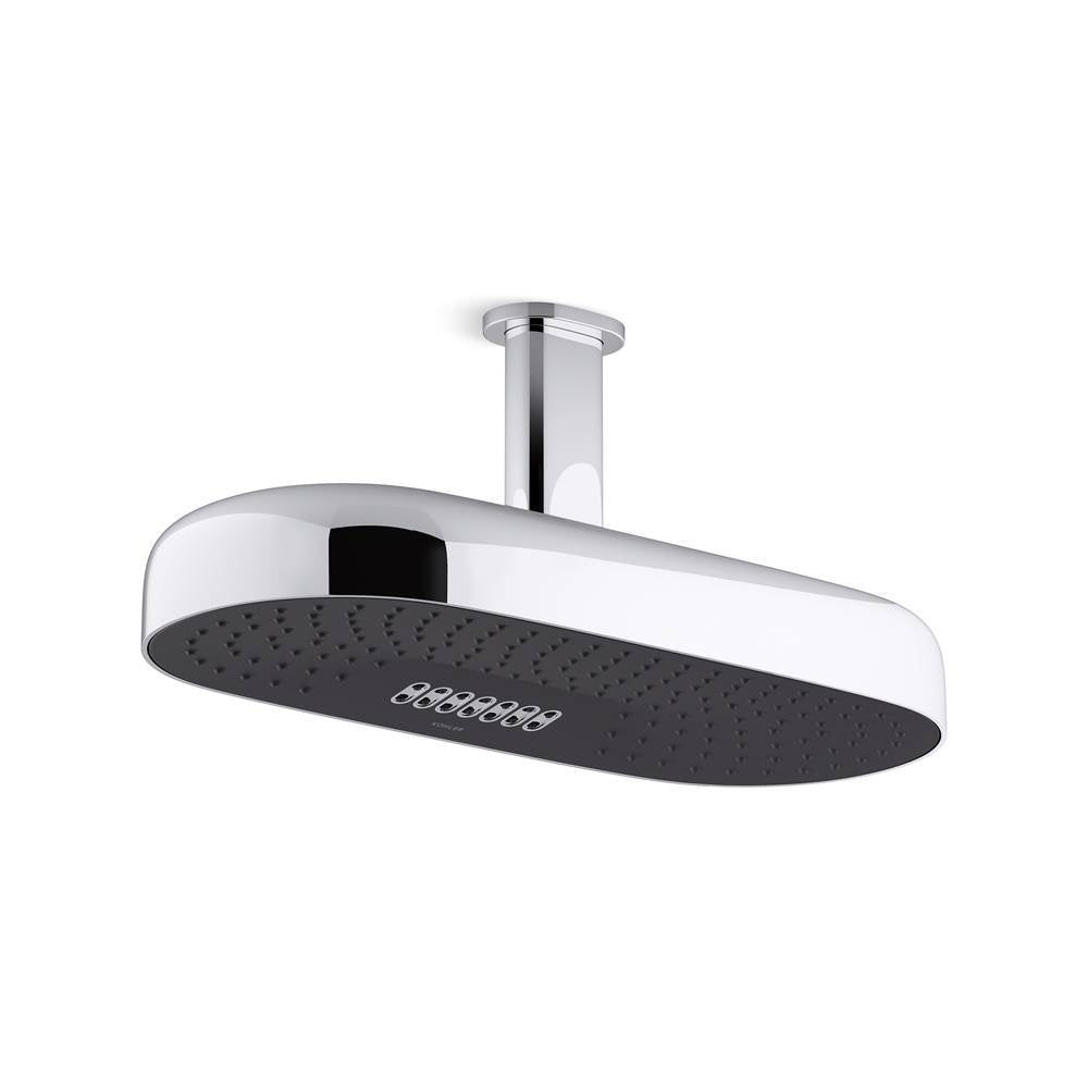 Kohler - Statement Oblong 18'' two-function rainhead, 2.5 gpm - Vibrant Titanium