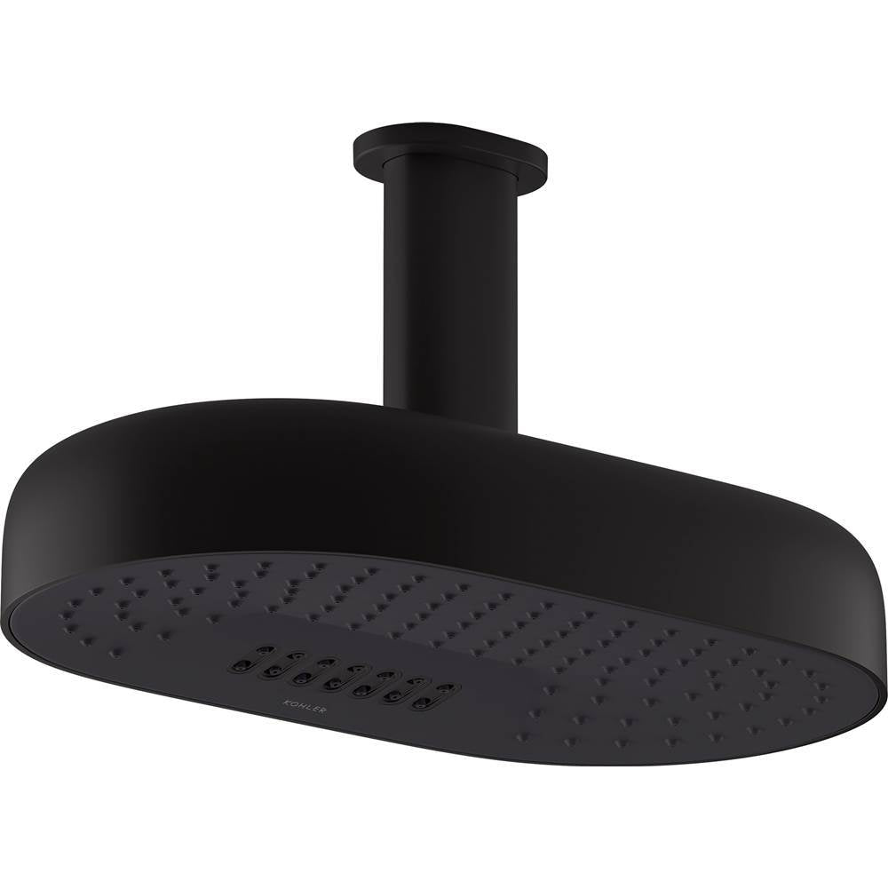 Kohler - Statement Oblong 14'' two-function rainhead, 2.5 gpm - Matte Black