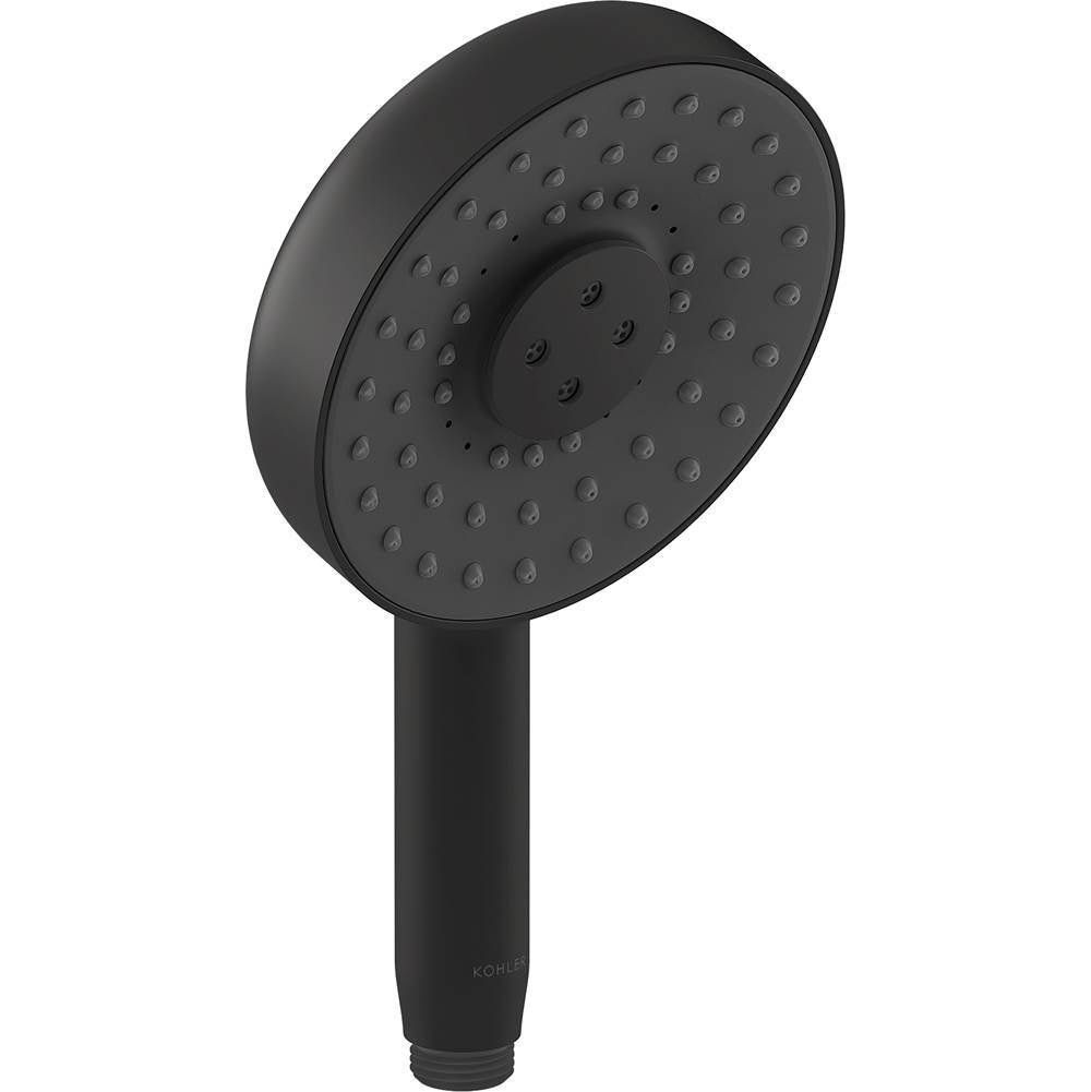 Kohler - Statement Round three-function handshower, 2.5 gpm - Matte Black