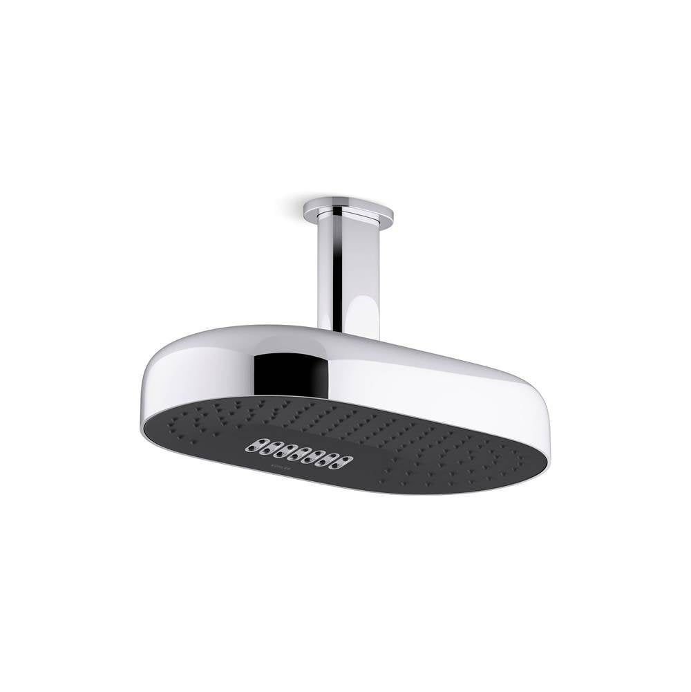 Kohler - Statement Oblong 14'' two-function rainhead, 2.5 gpm - Vibrant Titanium