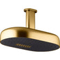 Kohler - Statement Oblong 14'' two-function rainhead, 1.75 gpm - Vibrant Brushed Moderne Brass