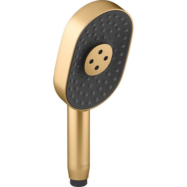 Kohler - Statement Oblong three-function handshower, 2.5 gpm - Vibrant Brushed Moderne Brass