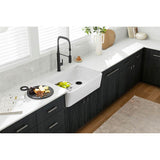 Ironridge 34'' undermount single-bowl farmhouse kitchen sink