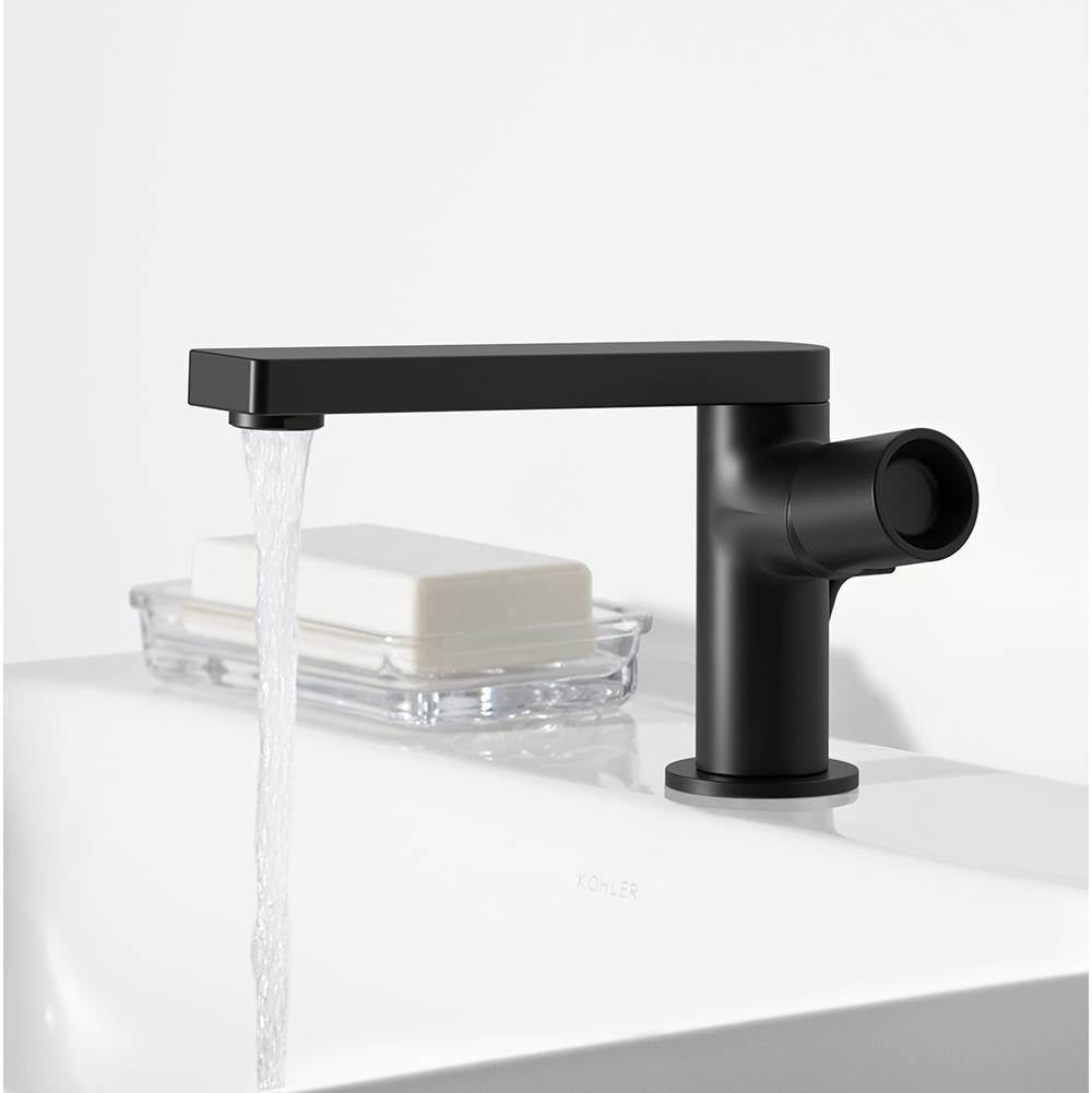 Kohler - Composed Single-handle bathroom sink faucet with Cylindrical handle, 1.2 gpm - Matte Black