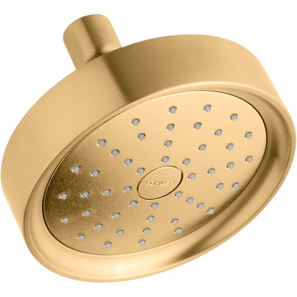 Kohler - Purist Single-function showerhead, 1.75 gpm - Vibrant Brushed Moderne Brass