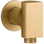 Kohler - Exhale Wall-mount supply elbow - Vibrant Brushed Moderne Brass