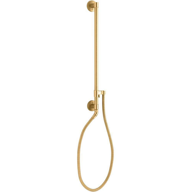 Kohler - HydroRail-H Bath/shower column - Vibrant Brushed Moderne Brass