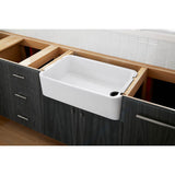 Ironridge 34'' undermount single-bowl farmhouse kitchen sink
