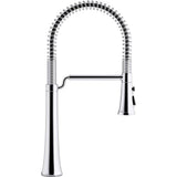 Tone Semi-professional pull-down kitchen sink faucet with three-function sprayhead