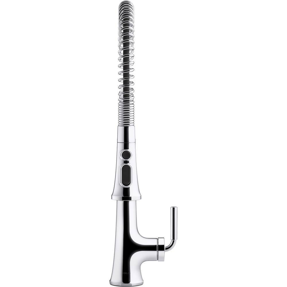 Tone Semi-professional pull-down kitchen sink faucet with three-function sprayhead