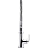 Tone Semi-professional pull-down kitchen sink faucet with three-function sprayhead