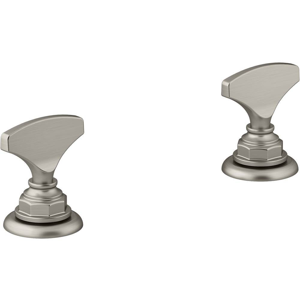 Kohler - Artifacts T-handle bathroom sink faucet handles - Vibrant Brushed Nickel