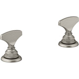 Kohler - Artifacts T-handle bathroom sink faucet handles - Vibrant Brushed Nickel