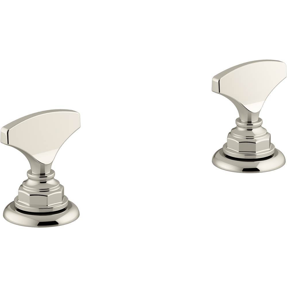 Kohler - Artifacts T-handle bathroom sink faucet handles - Vibrant Polished Nickel