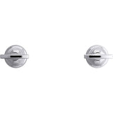 Kohler - Artifacts T-handle bathroom sink faucet handles - Polished Chrome