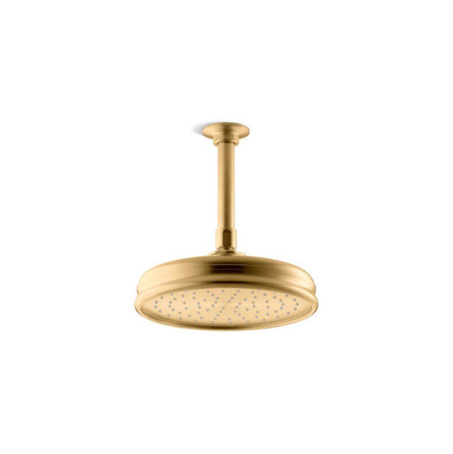 Kohler - 8'' rainhead, 1.75 gpm - Vibrant Brushed Moderne Brass