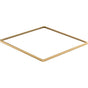 Kohler - Real Rain Overhead panel trim - Vibrant Brushed Moderne Brass