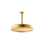 Kohler - Traditional 10'' single-function rainhead, 1.75 gpm - Vibrant Brushed Moderne Brass