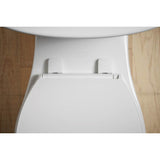 Border ReadyLatch Quiet-CloseE round-front toilet seat with antimicrobial agent