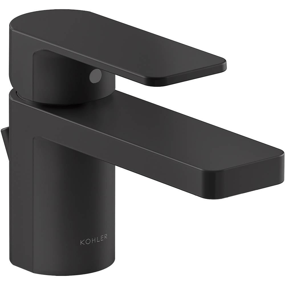 Kohler - Parallel Low single-handle bathroom sink faucet, 1.2 gpm - Matte Black