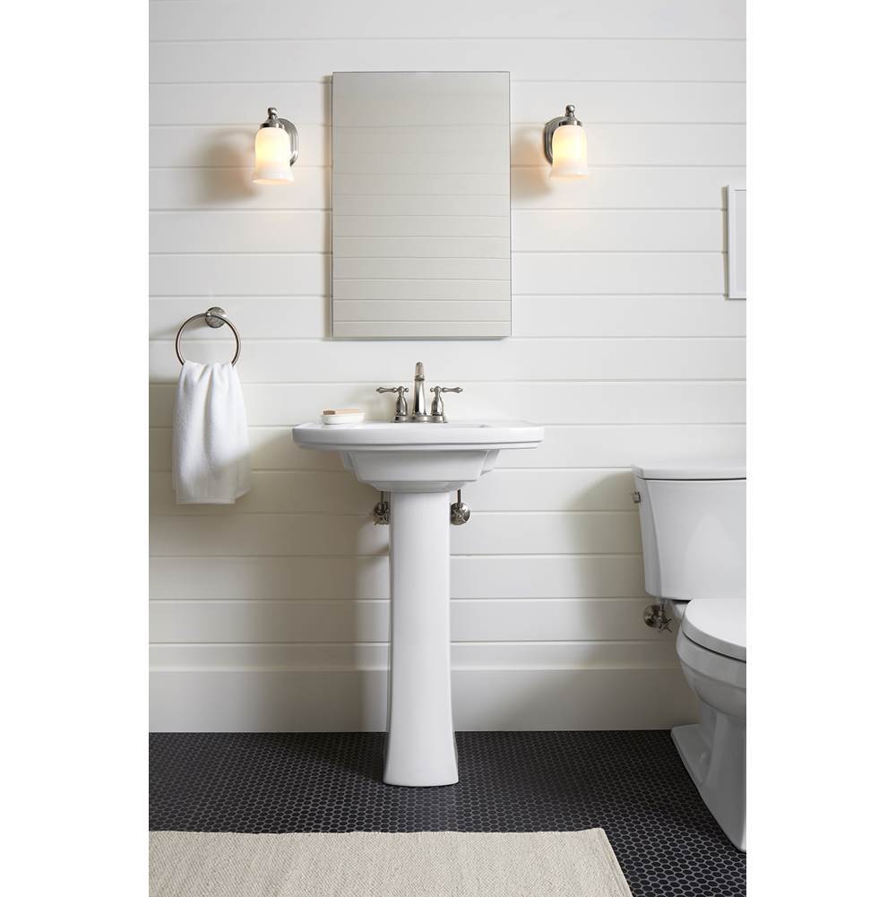 Kelston 23-3/4'' rectangular pedestal bathroom sink