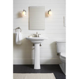 Kelston 23-3/4'' rectangular pedestal bathroom sink