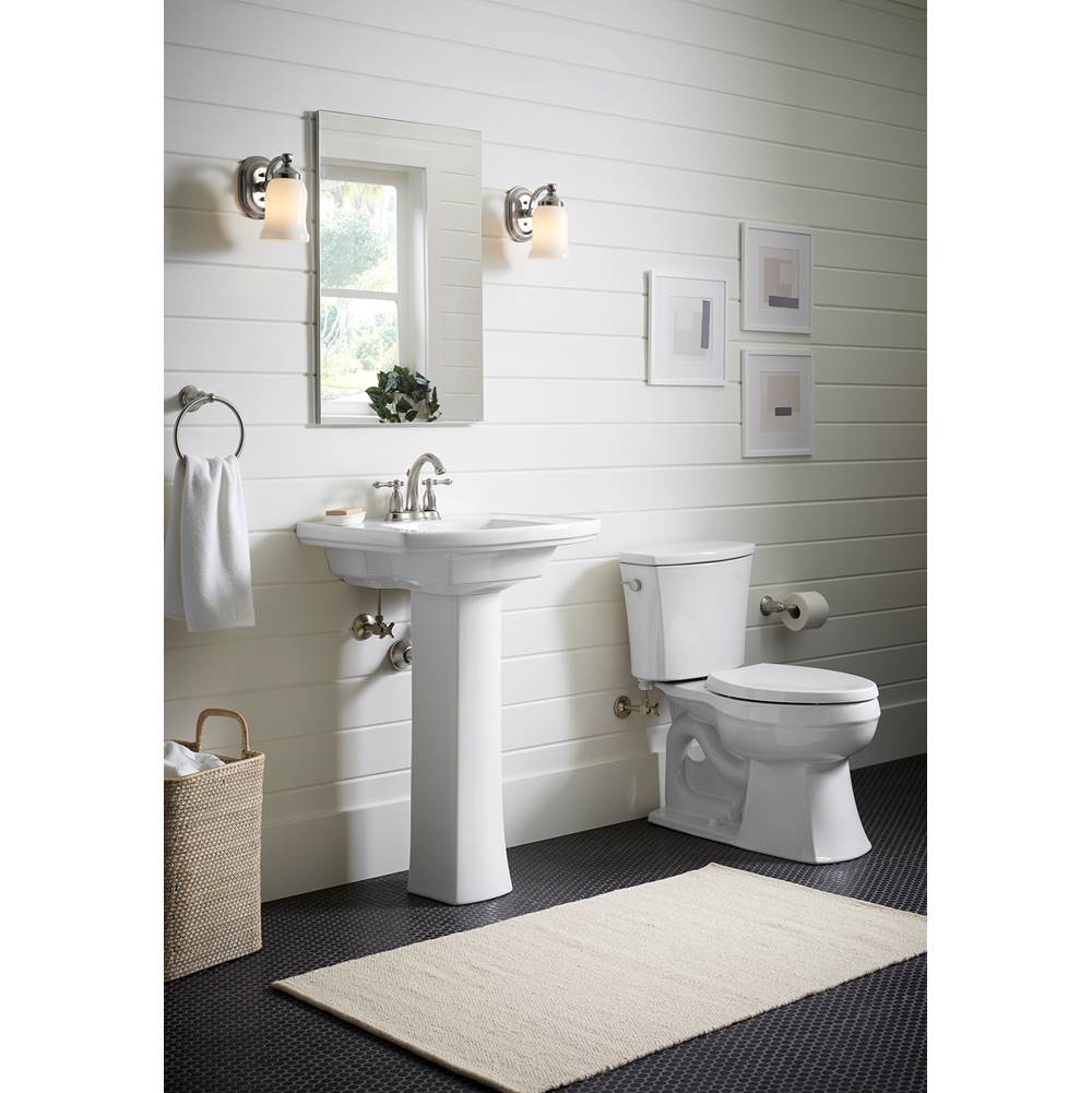 Kelston 23-3/4'' rectangular pedestal bathroom sink