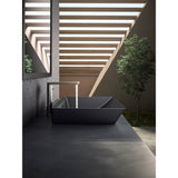 Brazn 23'' rectangular vessel bathroom sink