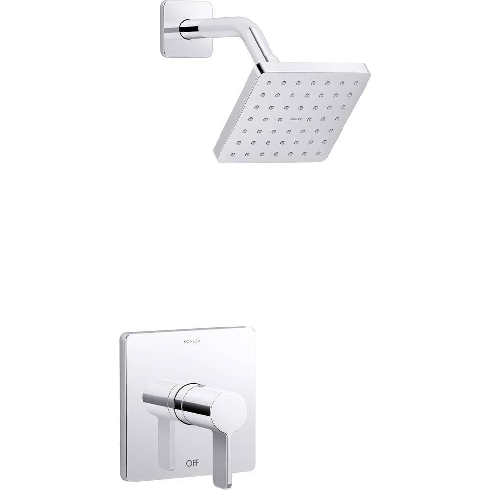 Kohler - Parallel Rite-Temp shower trim kit,1.75 gpm - Polished Chrome
