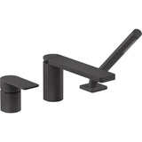 Kohler - Parallel Deck-mount bath faucet with handshower - Matte Black