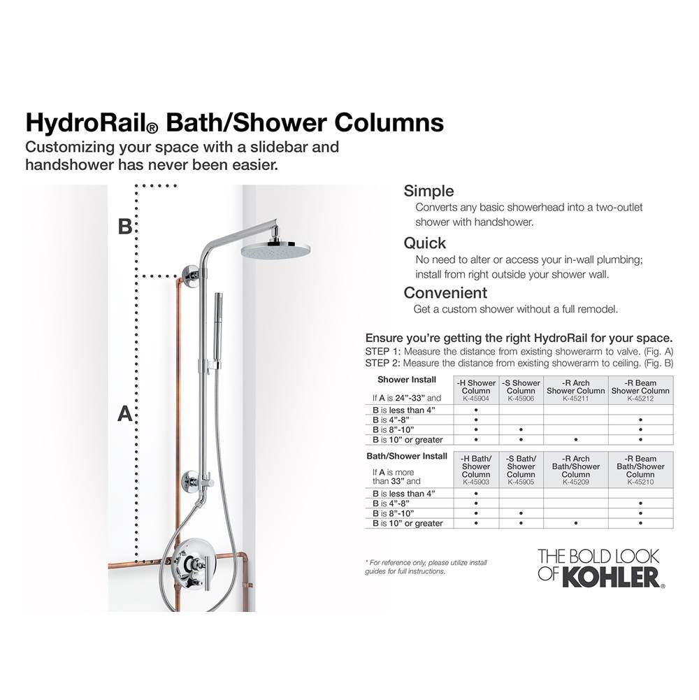 HydroRail-S Shower column