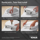 Transitions ReadyLatch Quiet-CloseE elongated toilet seat
